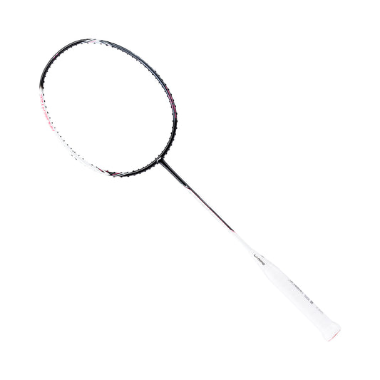 Badmintonschläger HalberTec 2000 (4U) white/black- bespannt - AYPT377-40