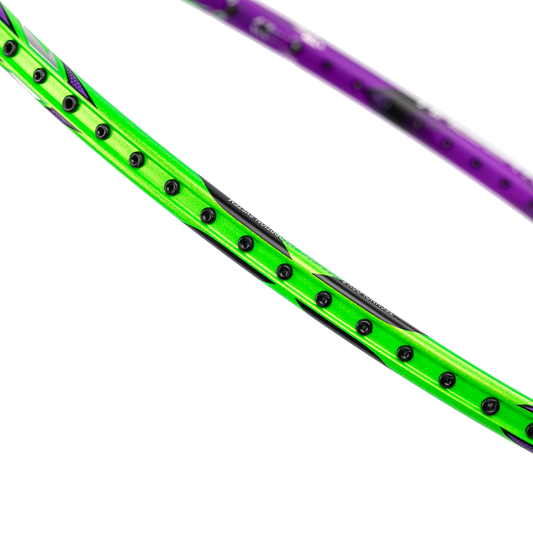 Badmintonschläger HalberTec 9000 (3U) - Grün/Lila - unbespannt - AYPU021-3