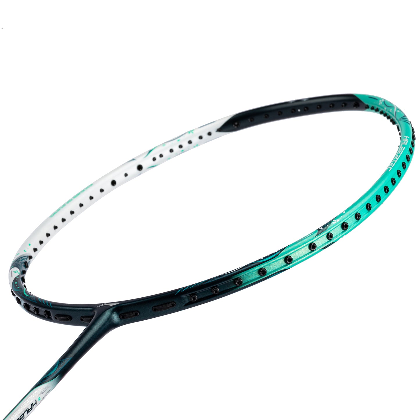 Badmintonschläger HalberTec 6000 (5U) - Weiß/Grün - unbespannt - AYPU007-5