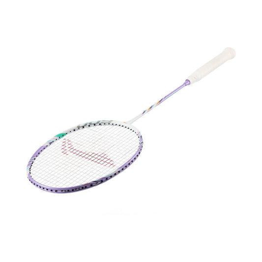 Badmintonschläger BladeX 600 (5U) White - Lilac unbespannt - AYPV015-5