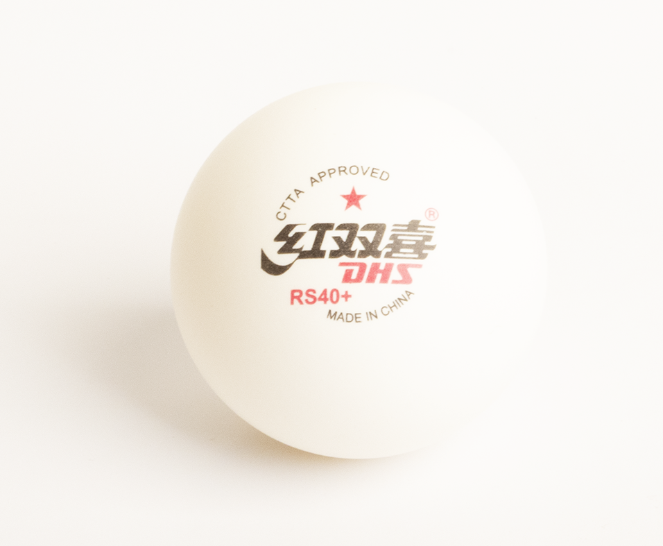 DHS Tischtennisball RS40+ 1-Sterne Weiß (10 Pack) - DXAV005-2