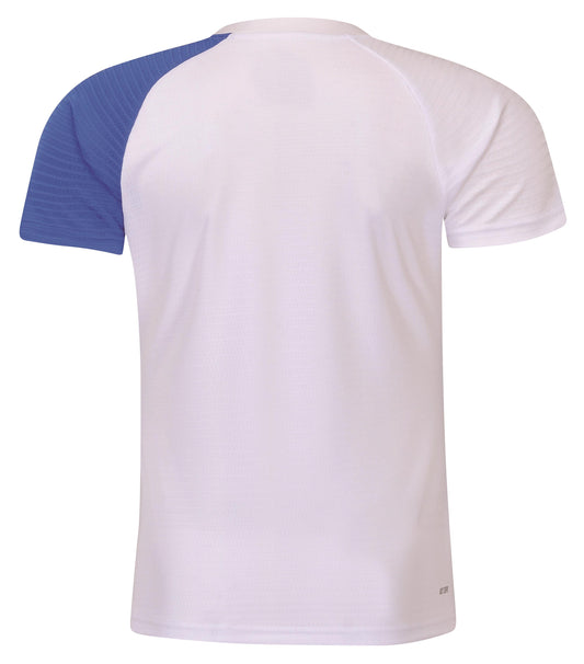 Herren Competition Shirt Flowers Weiß/Kristall Blau - AAYQ071-2