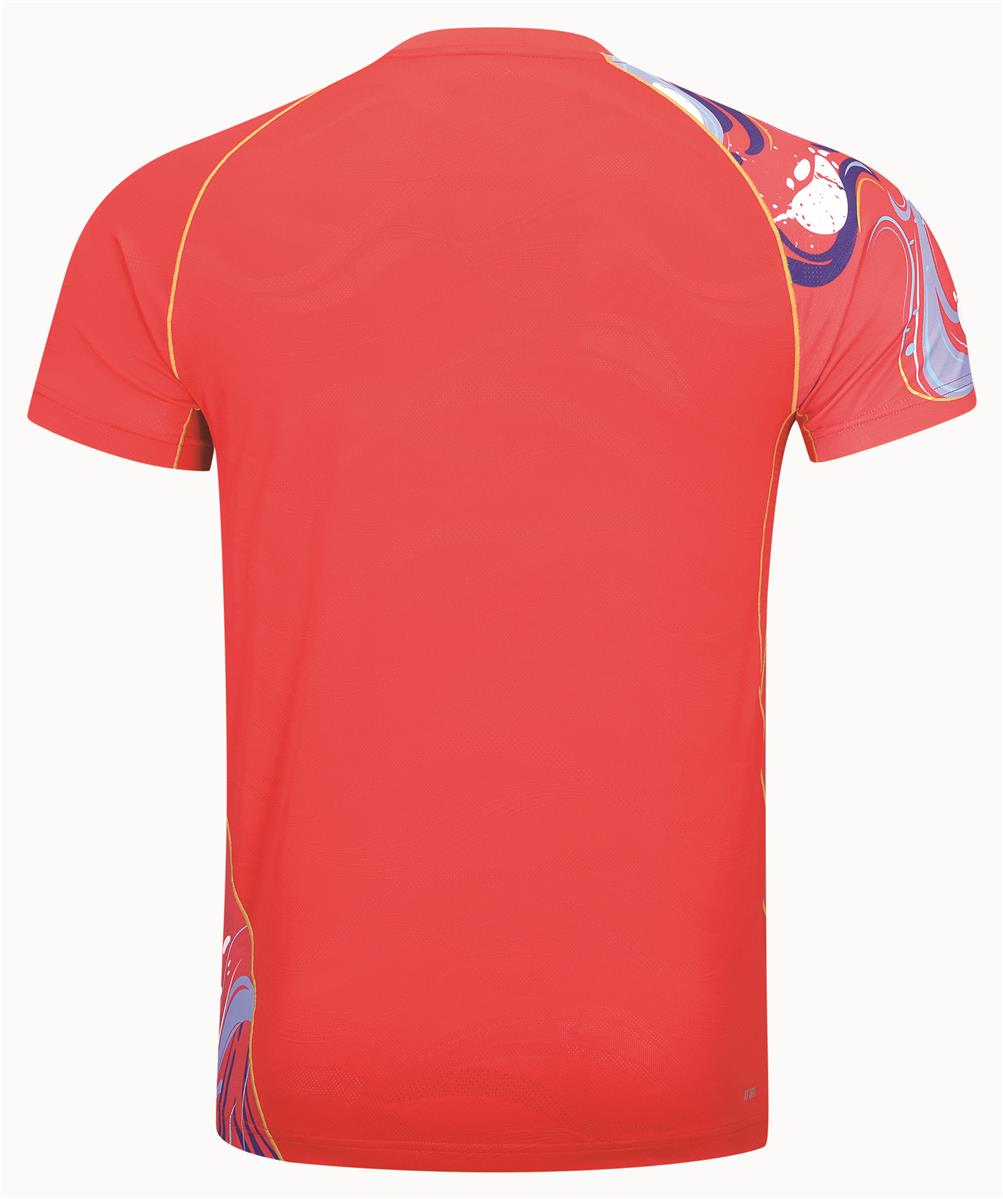 Herren Sportshirt "China Youth Team" Koi - rot - AAYU229-3