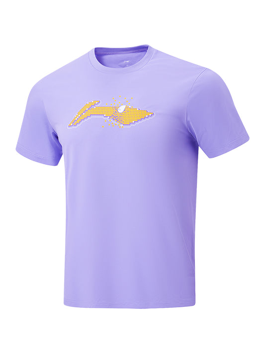 Sport ''Logo Pixel'' T-Shirt lila - AHSW069-3