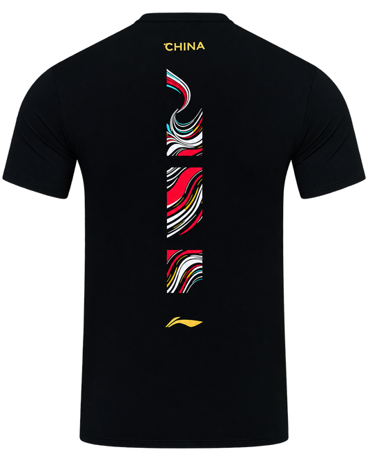 Li-Ning Herren Sportshirt schwarz AHSW427-1