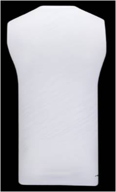 Men Sports tank top "international Players" Fighter - white - AVSV021-2
