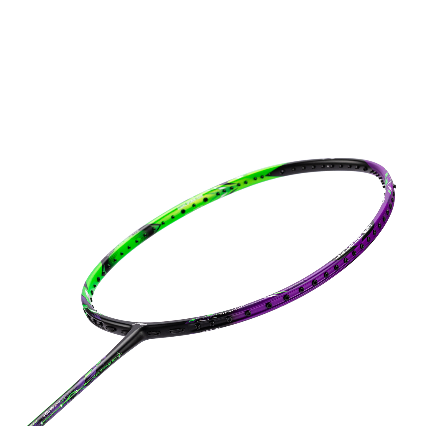 Badmintonschläger HalberTec 9000 (4U) - Grün/Lila - unbespannt - AYPU021-4