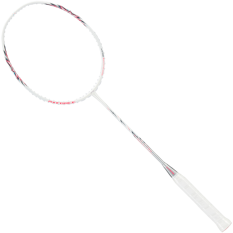 Badmintonracket AXFORCE BIGBANG (5U) White/Pink - unstrung - AYPU051-5
