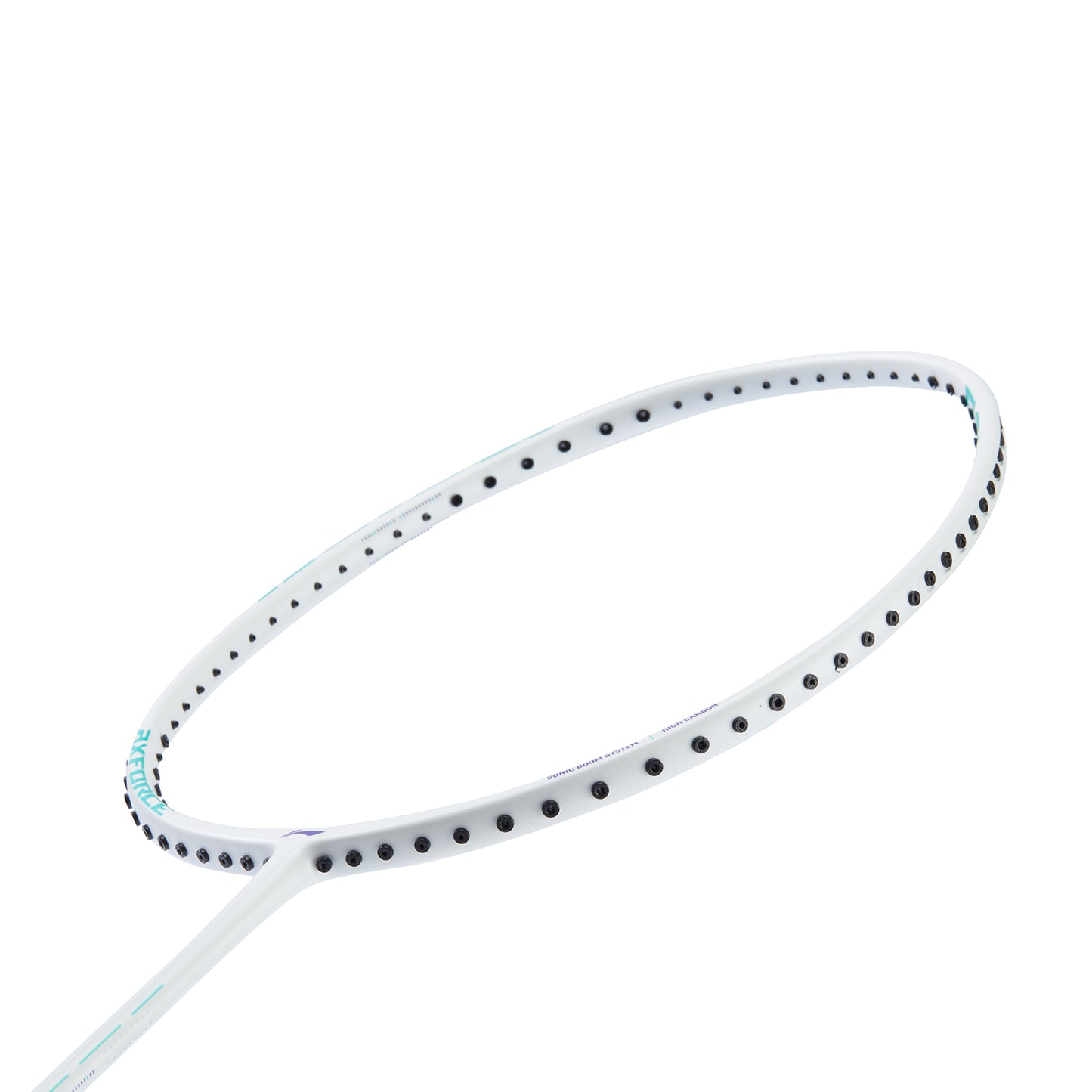 Badmintonracket AXFORCE 10 (4U) white strung - AYPU105-40