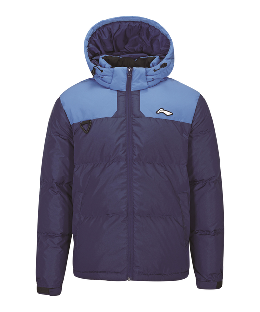 Herren Outdoor Daunenjacke dunkelblau mit Kapuze- AYMS213-2