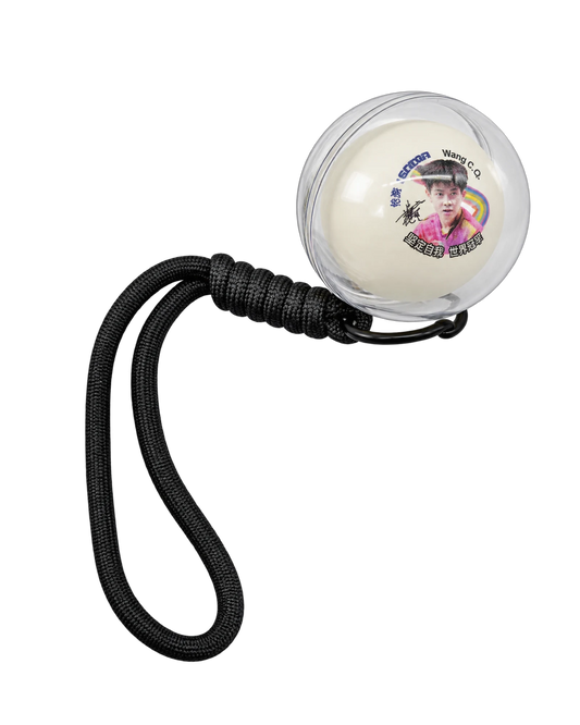 DHS WC Tischtennisball CELLFREE-DUAL mit Wang Chuqin's Portrait - DXAT005-1