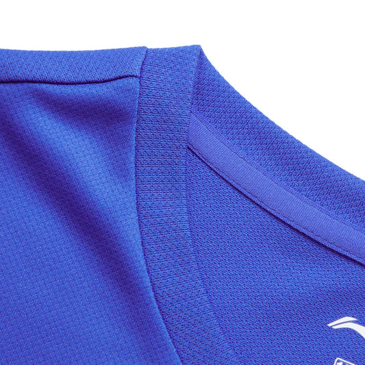 Tabletennis Kids Set (Shirt and Short) Power Line blue/black - AATU048-1