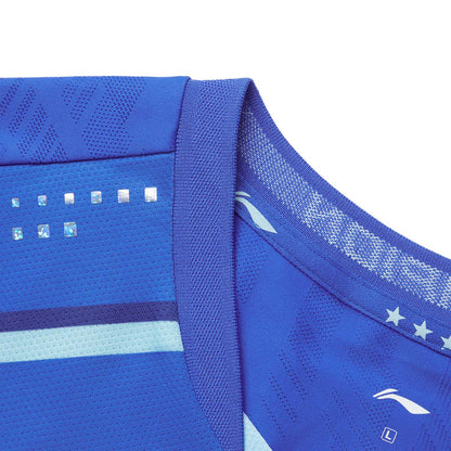 Tabletennis China National-Team Competition T-shirt 2025 lightblue - AAYV085-2