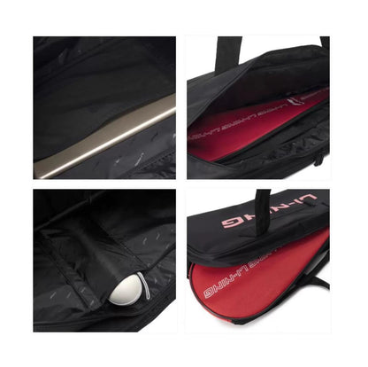Badminton Square Bag "Badminton 2.0" grau/rot - ABJT055-3