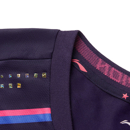 Tabletennis China National-Team Competition T-shirt  2025 purple - AAYV085-1