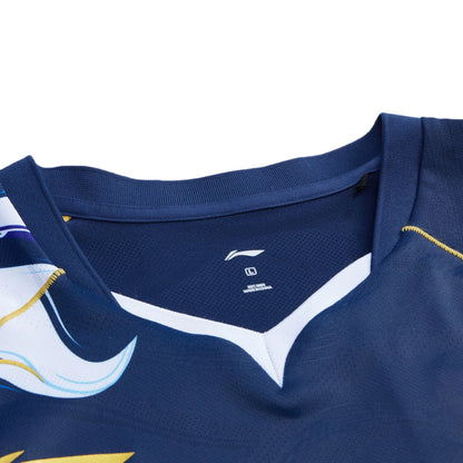 Herren Sportshirt "China Youth Team" Koi - blau - AAYU229-4