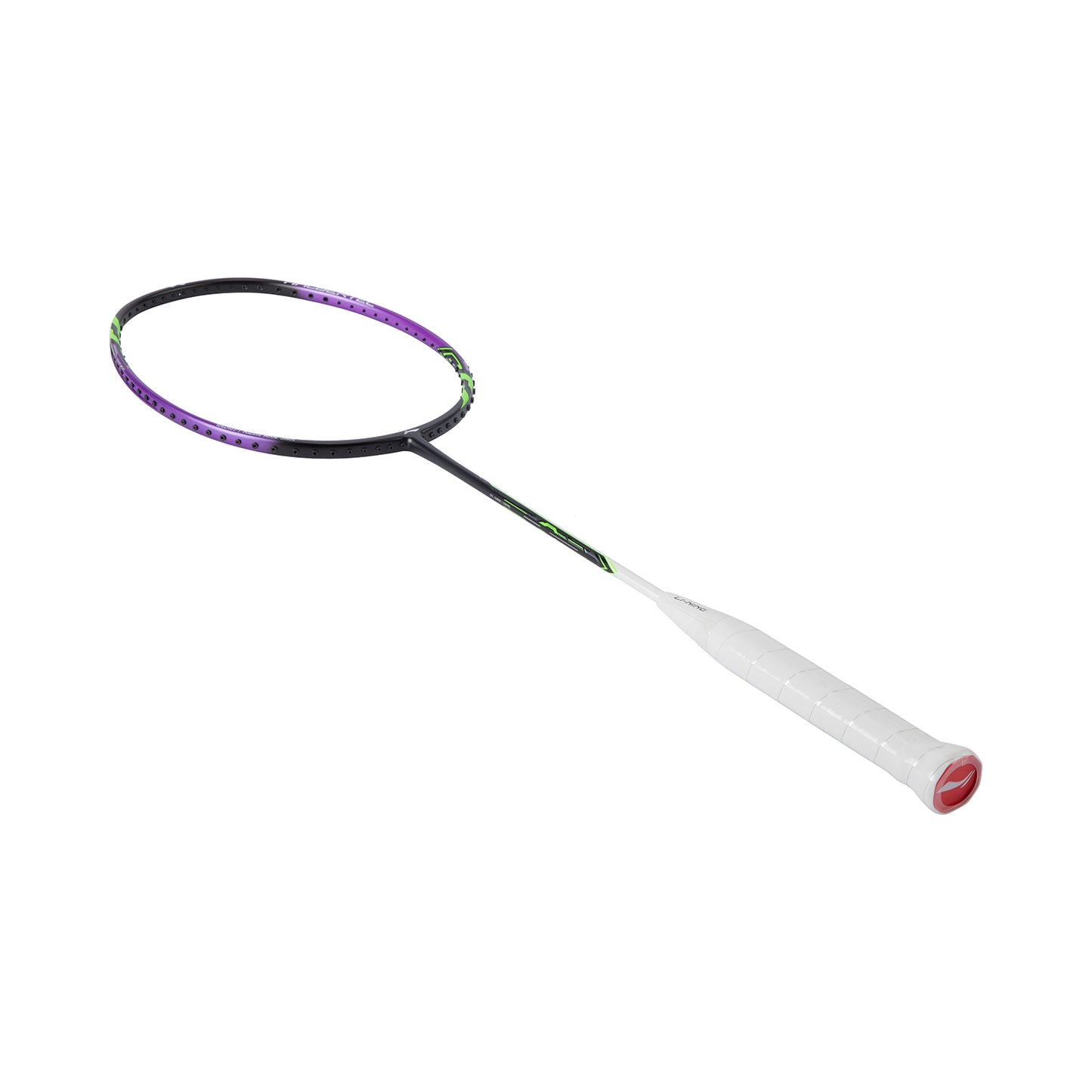 Badmintonschläger HalberTec 1000 (5U) schwarz/lila - bespannt  - AYPV021-50