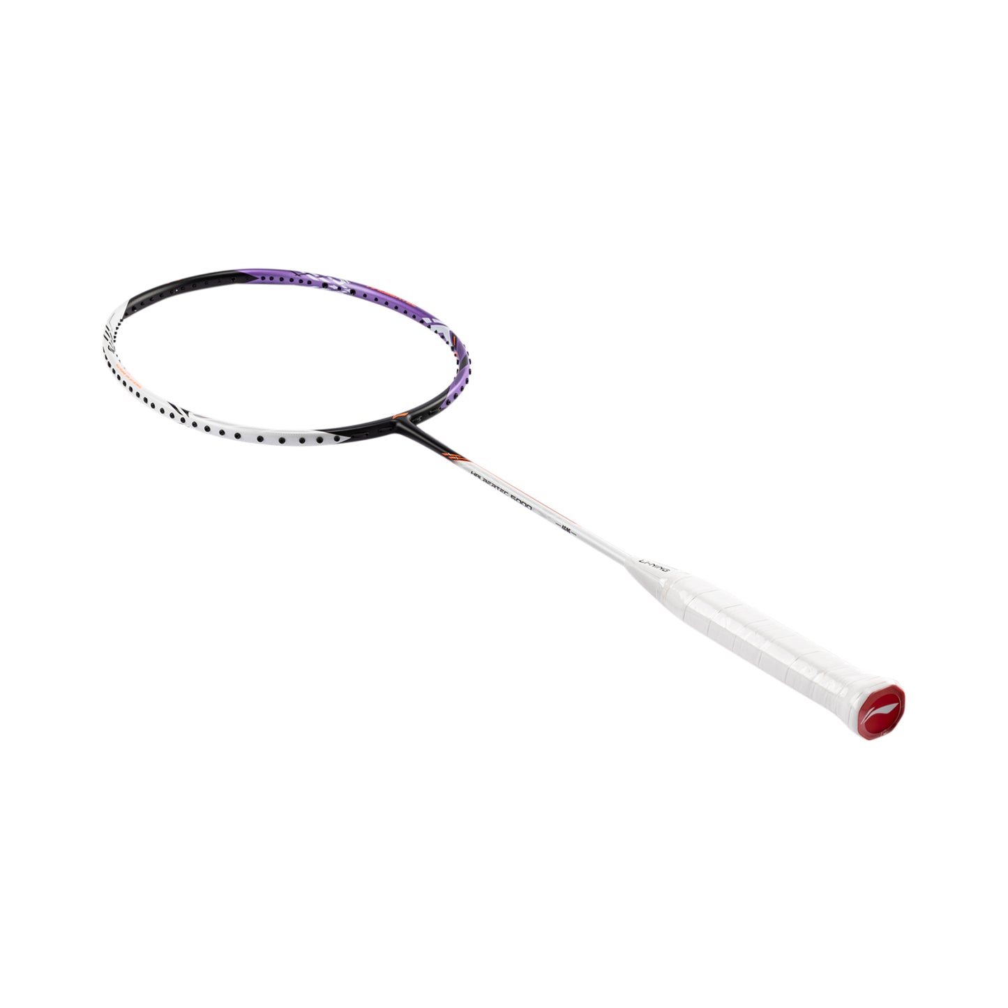 Badmintonracket HalberTec 1000 (4U) black/purple strung  - AYPV021-40