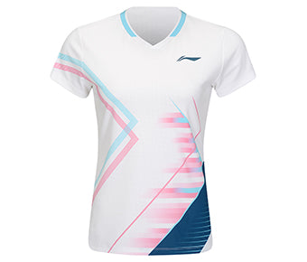 Damen Wettkampfshirt "National Teams" Shuttle - weiß - AAYV046-2