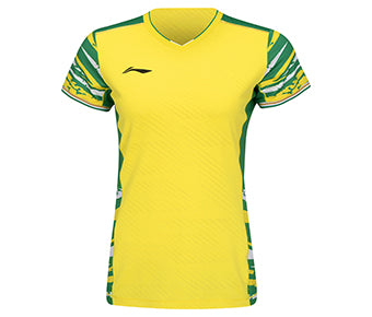 Damen Wettkampfshirt "International Teams Ocean"  - gelb - AAYV056-2