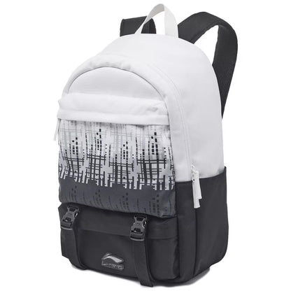Unisex Basketball-Sport-Rucksack "Li-Ning Classics"  - ABST247-1 Schwarz-Weiß