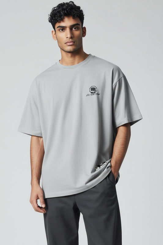 Unisex Basketball T-Shirt "BADFIVE" No-War hellgrau - AHST281-3