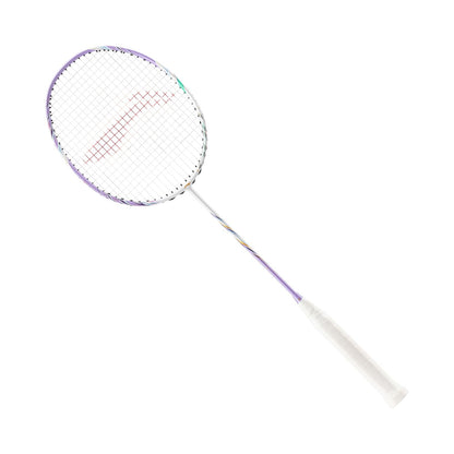 Badmintonschläger BladeX 600 (5U) White - Lilac unbespannt  - AYPV015-5