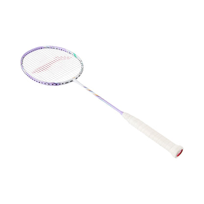 Badmintonschläger BladeX 600 (5U) White - Lilac unbespannt  - AYPV015-5