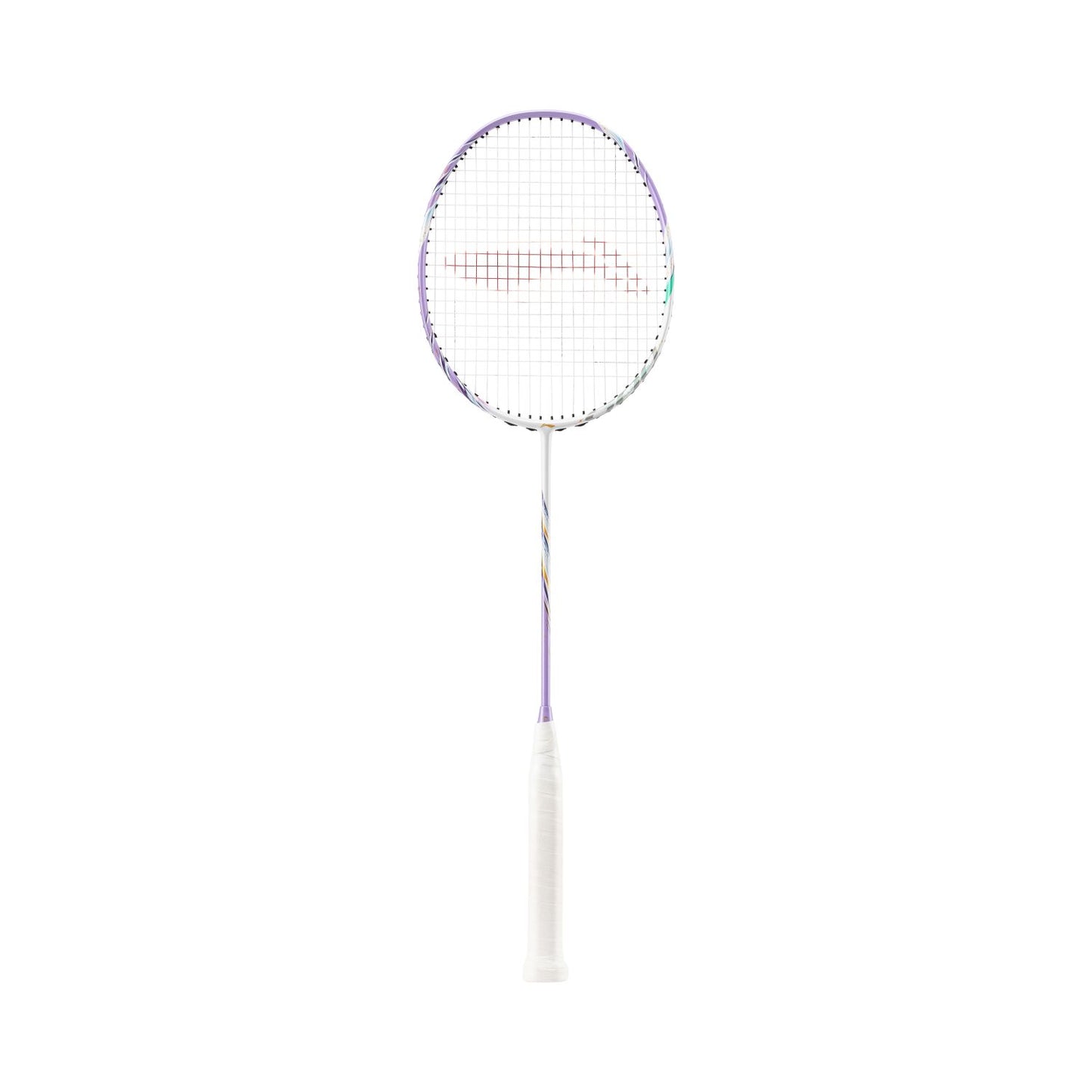 Badmintonschläger BladeX 600 (5U) White - Lilac unbespannt  - AYPV015-5