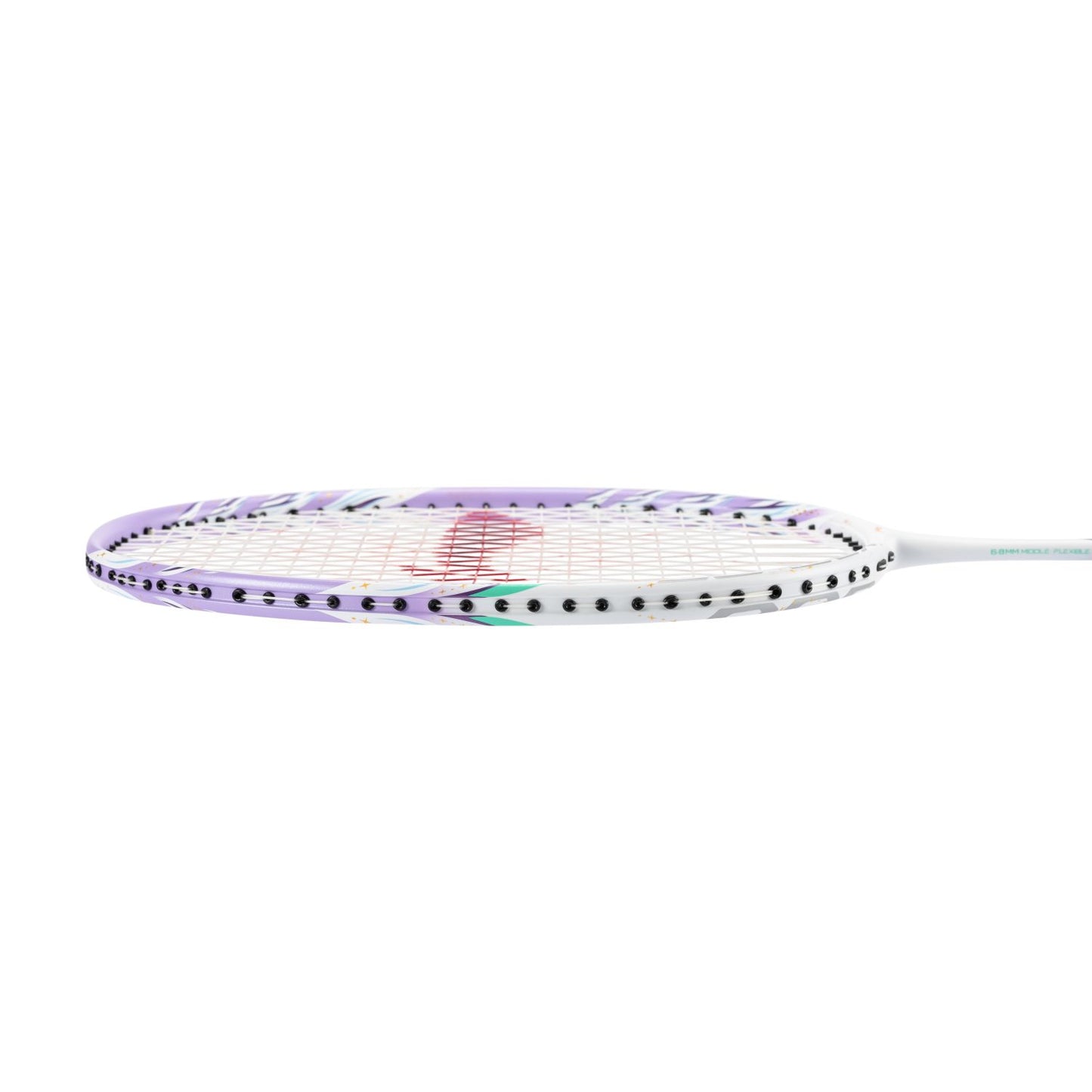 Badmintonschläger BladeX 600 (5U) White - Lilac unbespannt  - AYPV015-5
