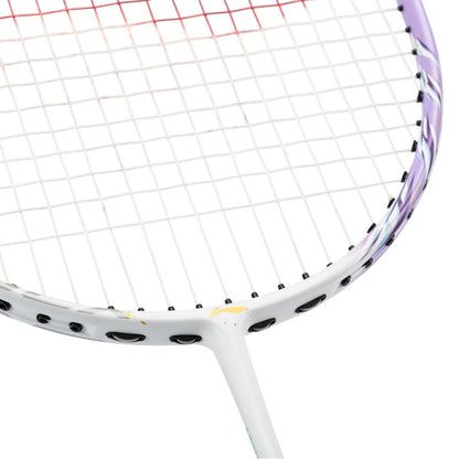 Badmintonschläger BladeX 600 (5U) White - Lilac unbespannt  - AYPV015-5