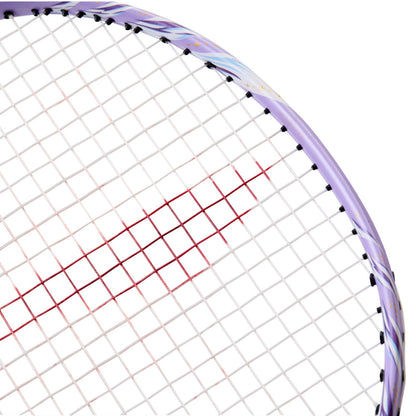 Badmintonschläger BladeX 600 (5U) White - Lilac unbespannt  - AYPV015-5