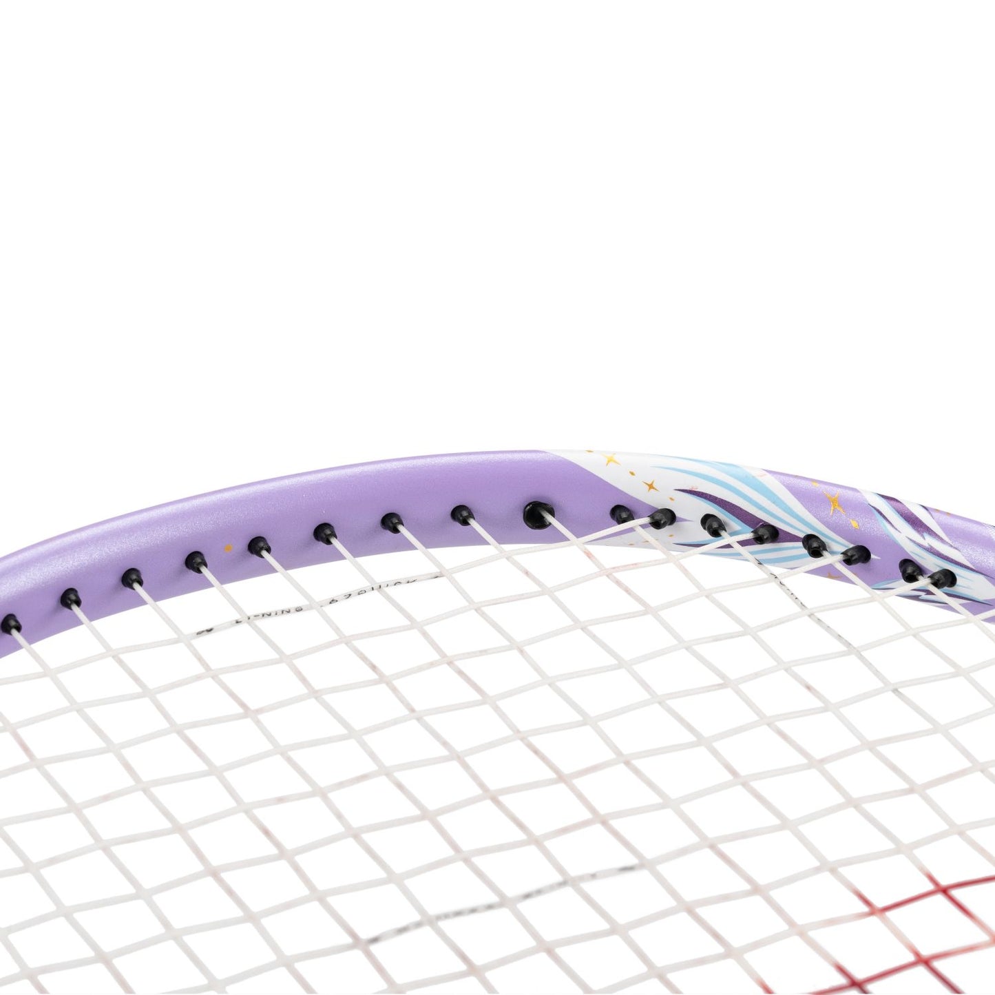 Badmintonschläger BladeX 600 (5U) White - Lilac unbespannt  - AYPV015-5