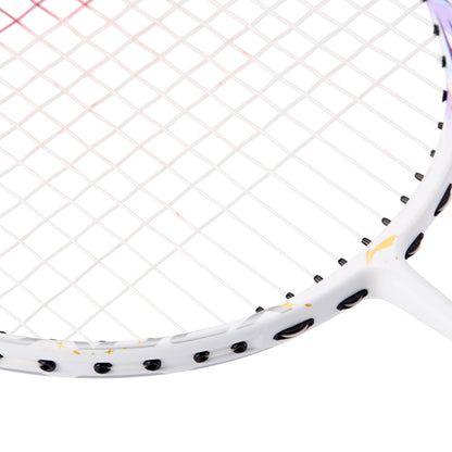 Badmintonschläger BladeX 600 (5U) White - Lilac unbespannt  - AYPV015-5