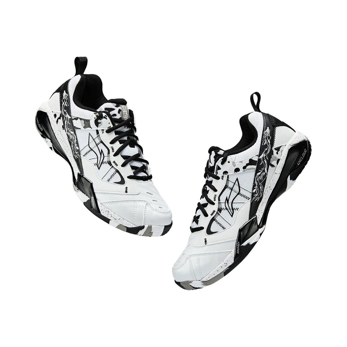Unisex Badmintonshoe Invincible - white - AYZW007-3