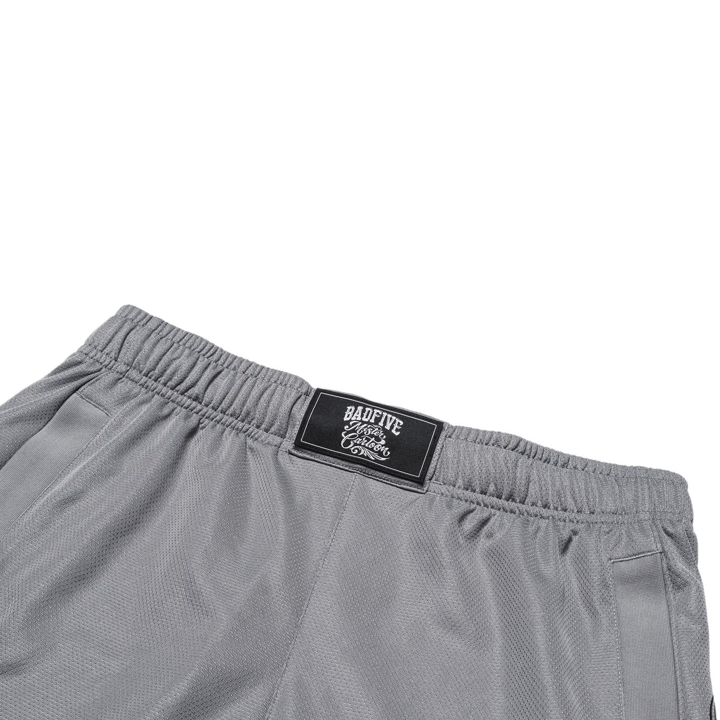 Unisex Basketball-Short "Anti-Warrior" Badfive BIG Grau-Schwarz - AAPT045-9