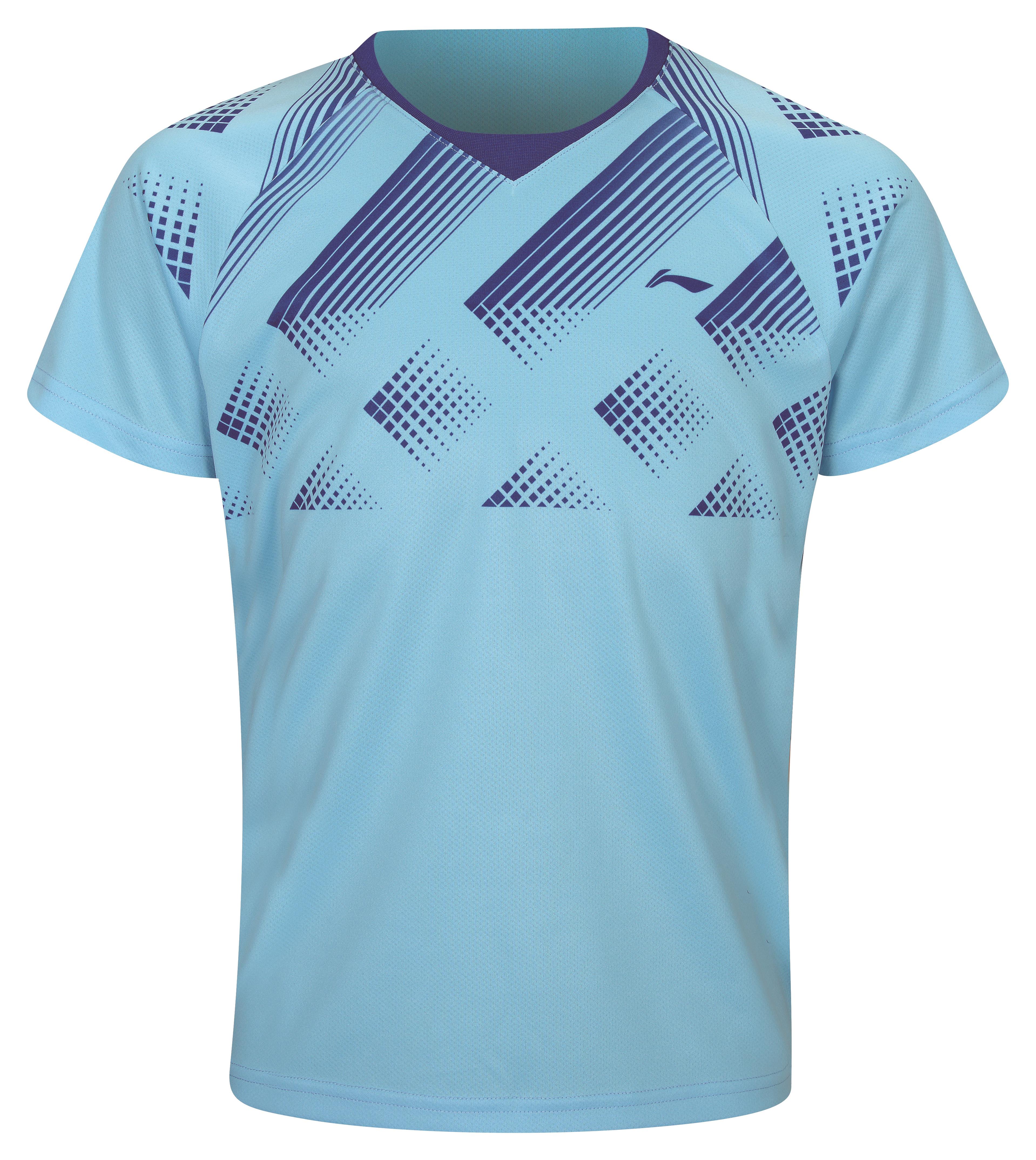 Kinder Sparset Shirt und Short Team Line blau/blau - AATS100-2