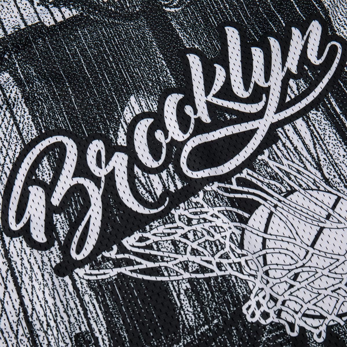 Unisex Basketball Shirt "Brooklyn" black - AAYQ229-1
