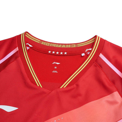 Damen National-Team Wettkampftrikot Cyber - rot - AAYT030-2