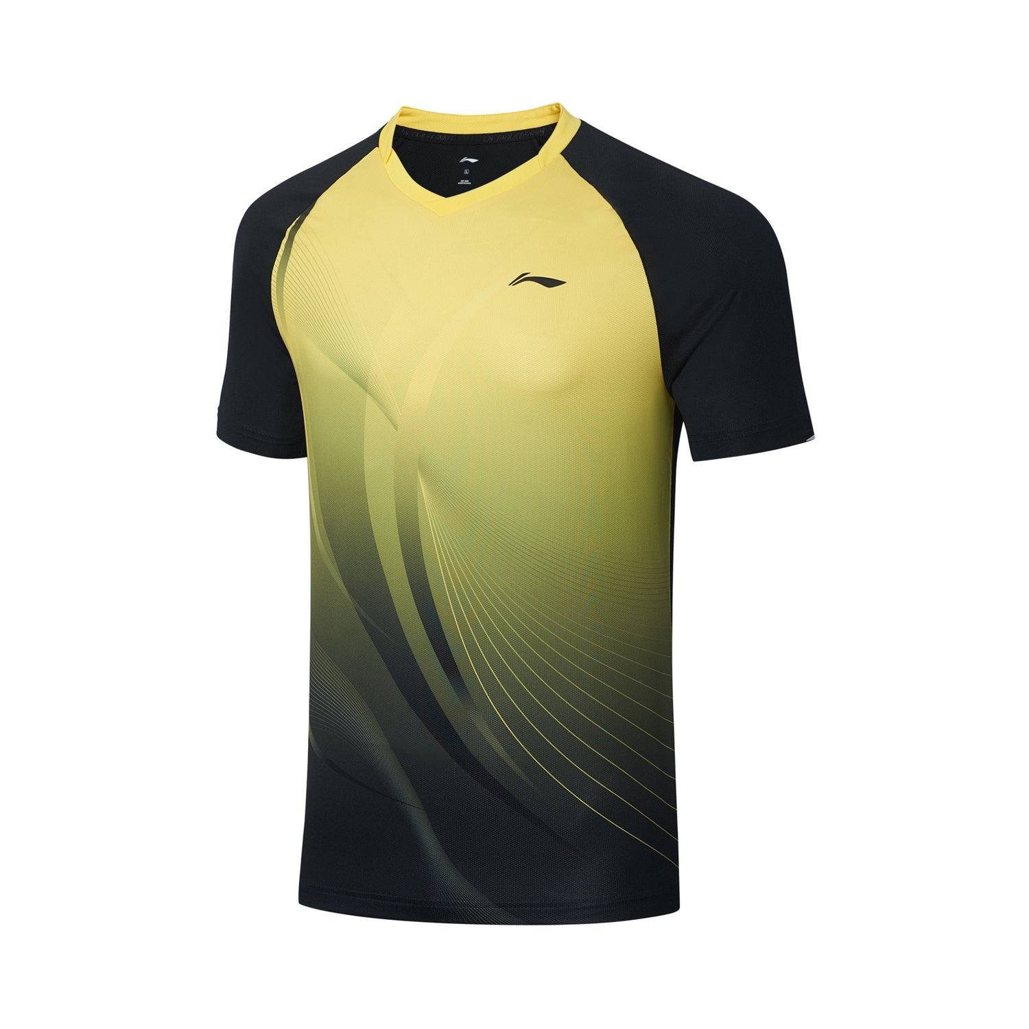 Tischtennis Herren Team Wettkampftrikot Topspin - schwarz-gelb - AAYT031-5