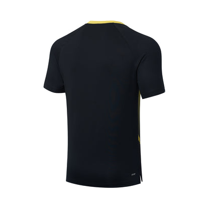 Tischtennis Herren Team Wettkampftrikot Topspin - schwarz-gelb - AAYT031-5
