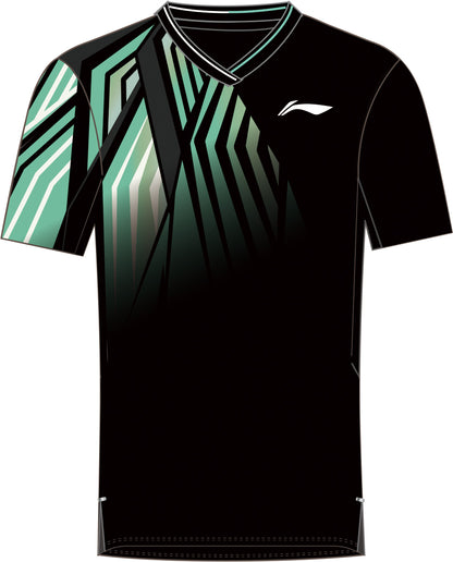 Herren Team Sportshirt "Jungle" schwarz - AAYT025-4