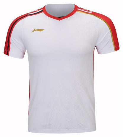 Herren Sportshirt "International Stars" weiß/rot - AAYT073-1