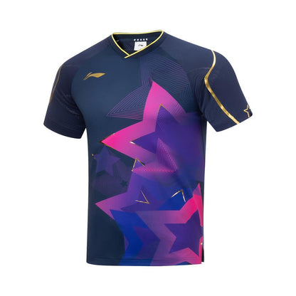 Tischtennis Herren National-Team Wettkampftrikot "Asian Games" - blau - AAYT099-1