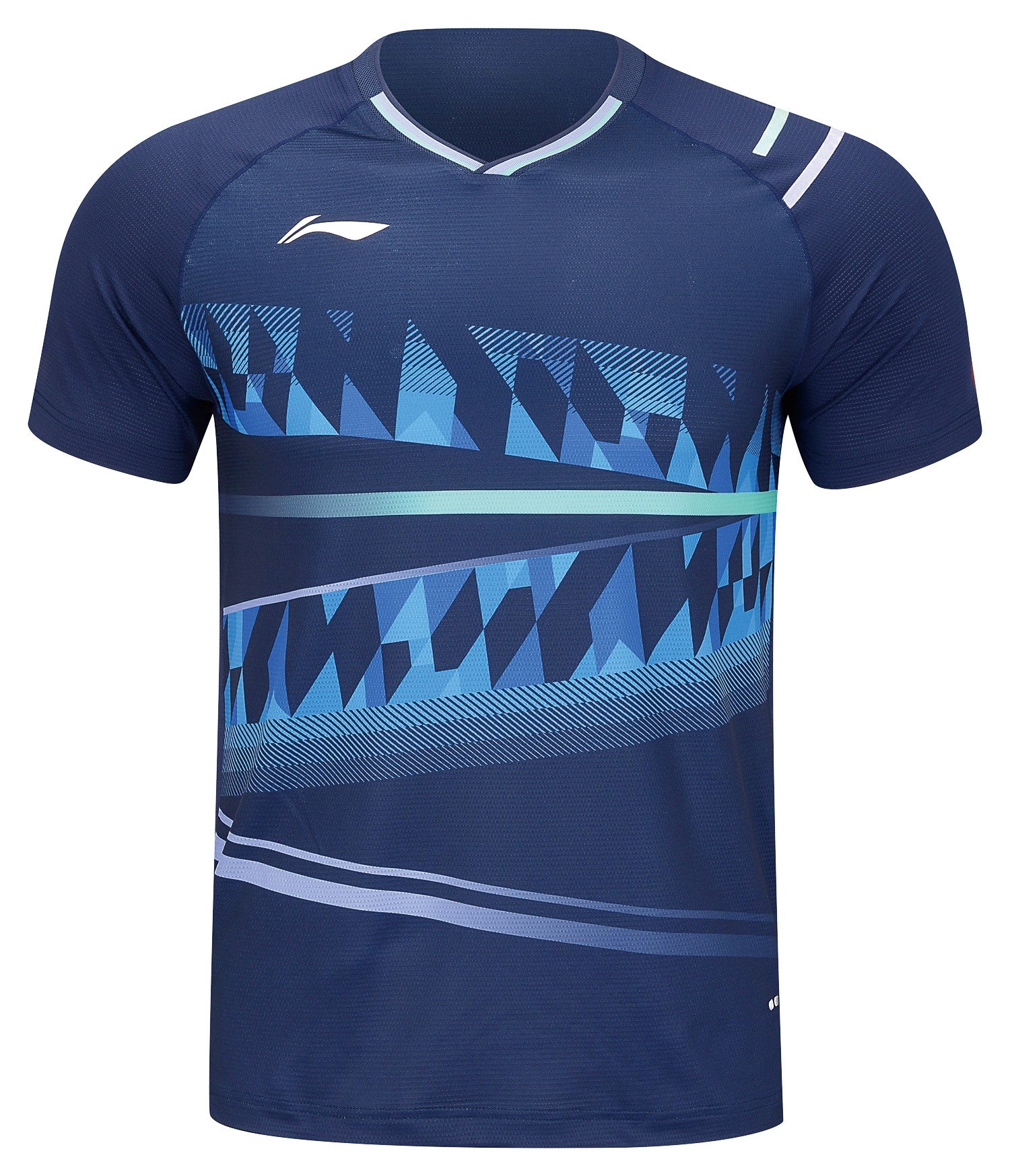 Herren Wettkampfshirt "International  Players PUSH" -  blau - AAYU131-4