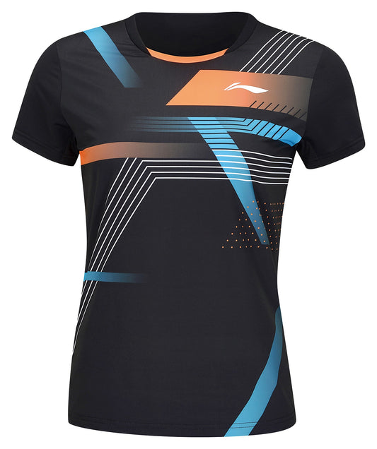 Damen Wettkampfshirt  "China Teams FAST" - schwarz - AAYU138-1