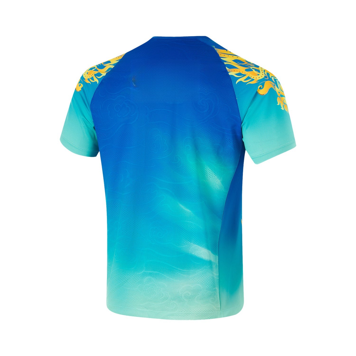 Unisex Tischtennis China Nat. Team Wettkampftrikot "Classic Armour" - Kristall-Blau - AAYU199-3