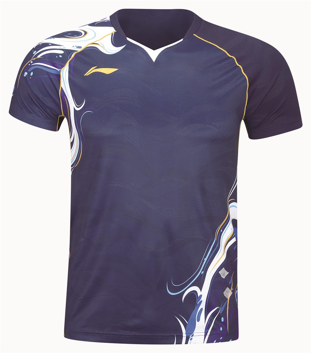 Herren Sportshirt "China Youth Team" Koi - blau - AAYU229-4