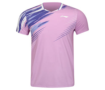 Herren Wettkampfshirt "National Teams" Lines - hell-lila - AAYV025-4