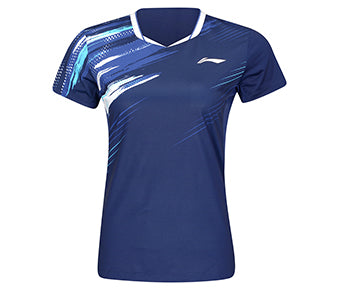 Damen Wettkampfshirt "National Teams" Lines - blau - AAYV048-1